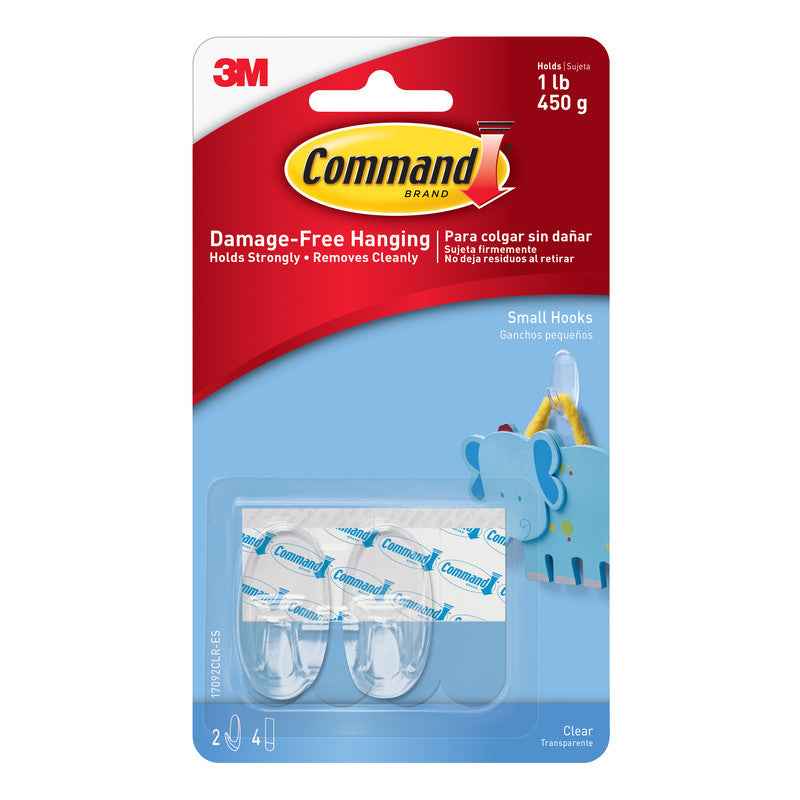 3M Command Small Plastic Hook 1-5/8 in. L 2 pk (Pack of 6) - Image 11