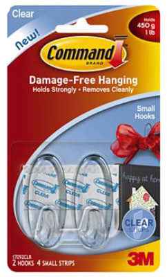 3M Command Small Plastic Hook 1-5/8 in. L 2 pk (Pack of 6) - Image 8