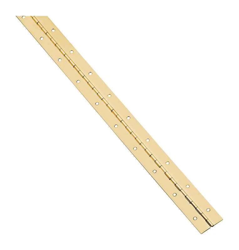 National Hardware 30 in. L Brass-Plated Continuous Hinge 1 pk - Image 3