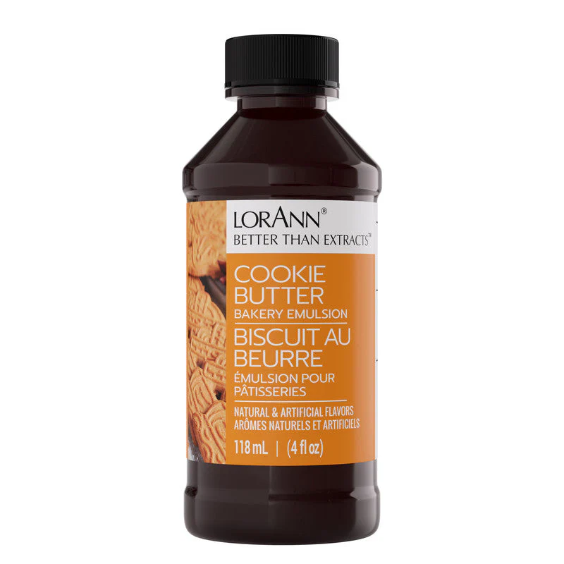 Cookie Butter Bakery Emulsion - 4 oz. - 16 oz., 1 Gallon, 5 Gallons - Bakery Emulsions Canada - Ships Free Within Canada on Orders Above CAD $199