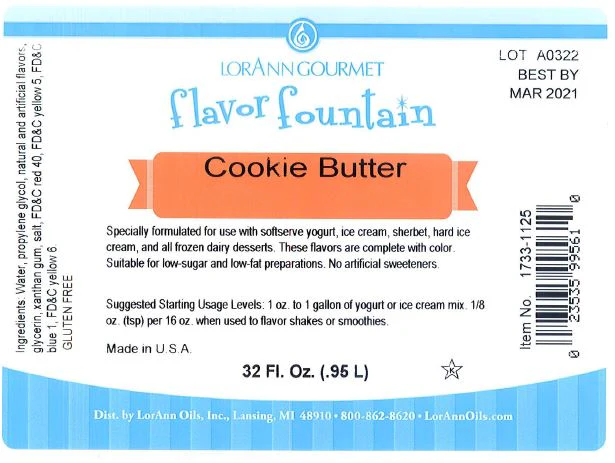 Cookie Butter Flavor Fountain - 4 oz. - 32 oz. - Ice Cream and Beverage Flavors - LorAnn Oils - Canadian Distribution - Ships Free Within Canada on Orders Above CAD $199 - Image 3