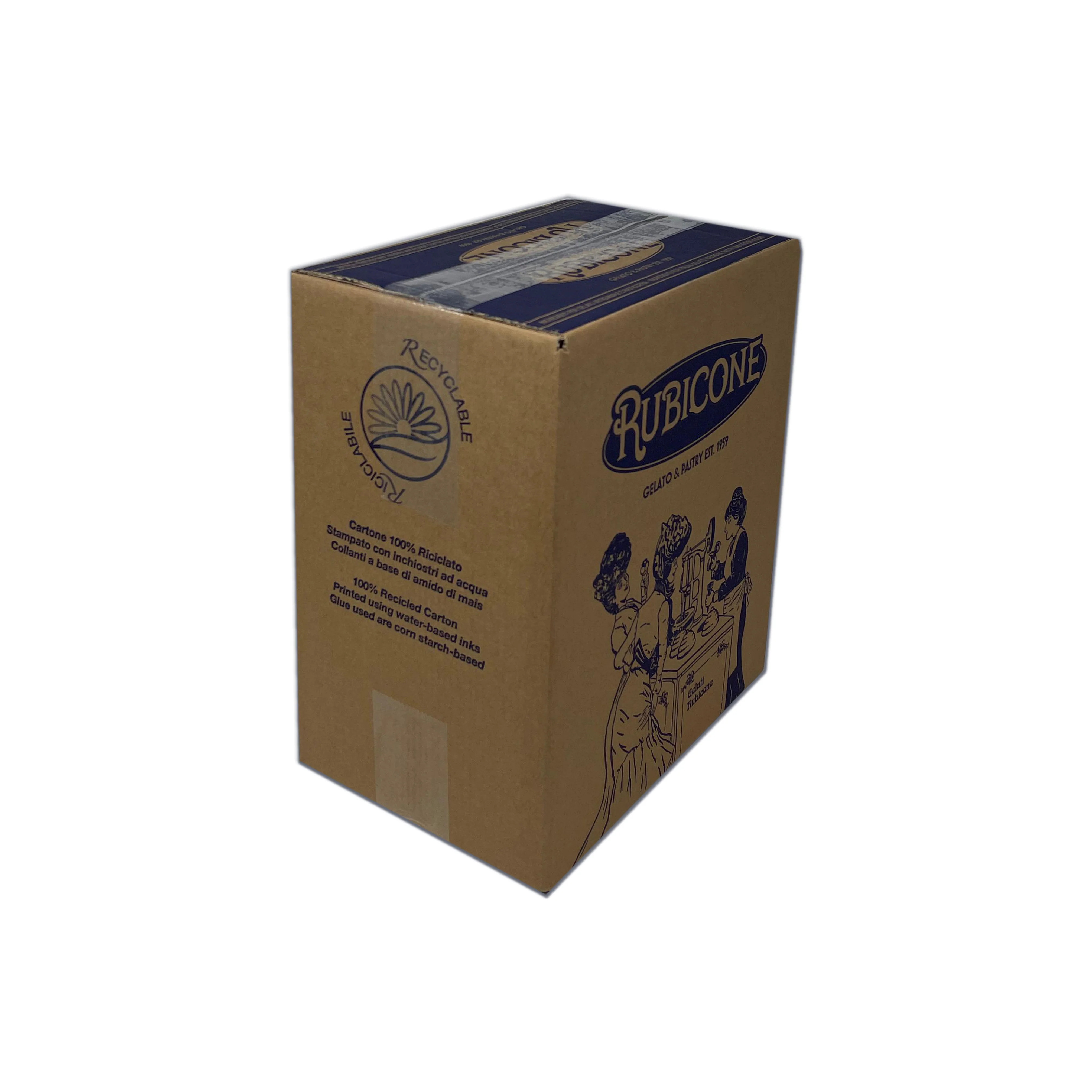 Cookies and Cream Chocolate Topping with Pieces - 1 KG Squeeze Bottle - Romeo (Oreo) Crock Topping - Rubicone Canada - Ships Free Within Canada on Orders Above CAD $199 - Image 3