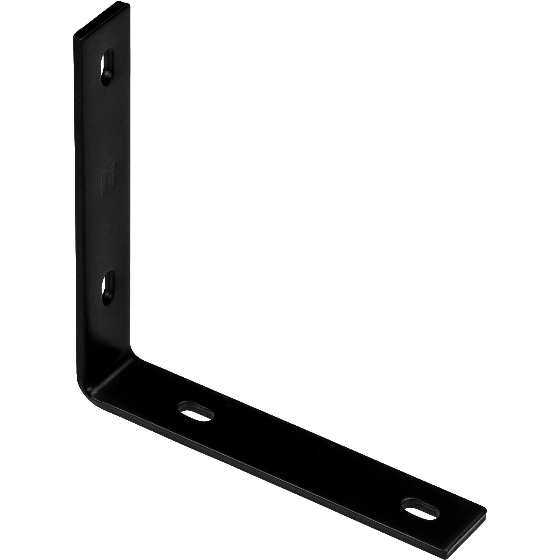 National Hardware 8.25 in. H X 1.5 in. W X 0.25 in. D Black Carbon Steel Inside/Outside Corner Brace - Image 3