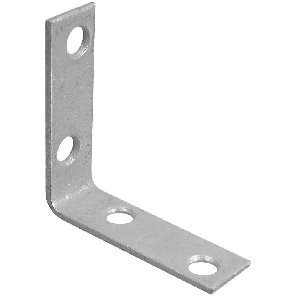 National Hardware 2 in. H X 0.63 in. W X 0.08 in. D Galvanized Steel Inside Corner Brace - Image 2