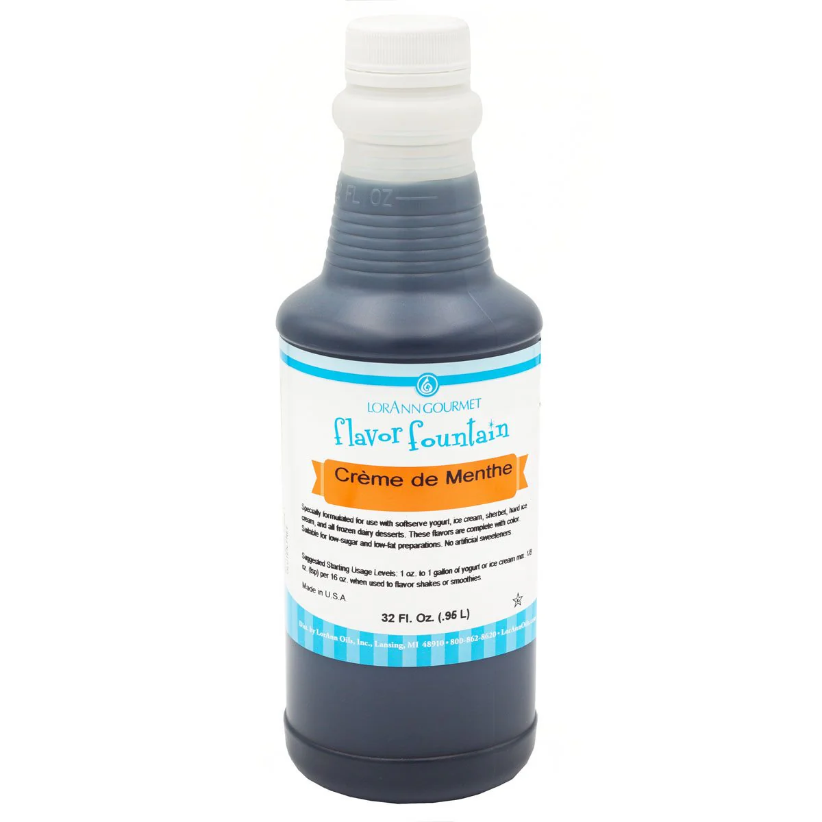 Creme de Menthe Flavor - 4 oz. - 32 oz. - Ice Cream and Beverage Flavors - LorAnn Oils - Canadian Distribution - Ships Free Within Canada on Orders Above CAD $199 - Image 2