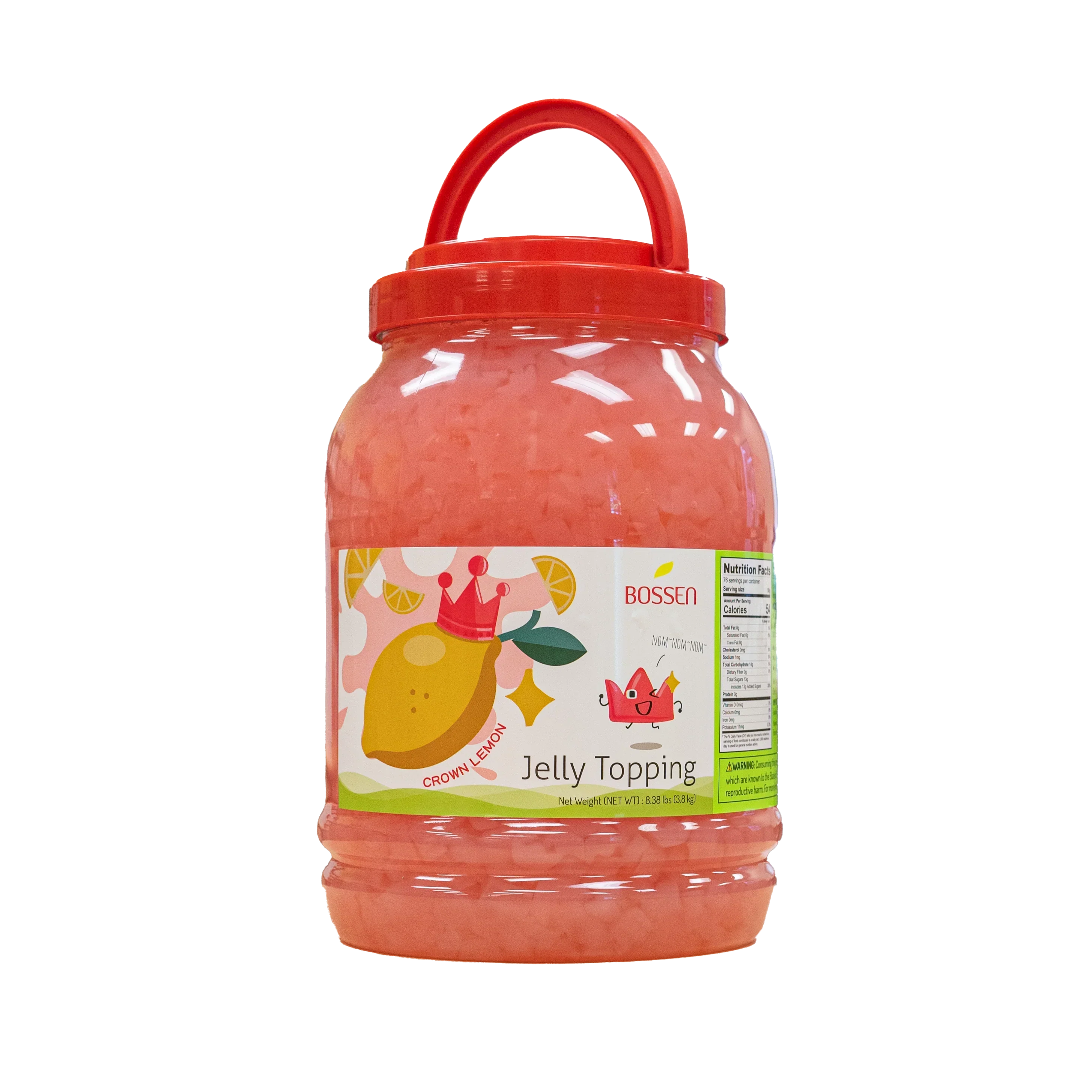 Crown Lemon Coconut Jelly | Multi-Use | Bubble Tea Topping | Ice Cream Topping | Foodservice Canada | Ships Free Within Canada on Orders Above CAD $199