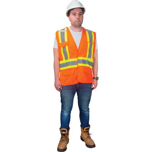 CSA-Compliant High-Visibility Surveyor Vest - Image 3