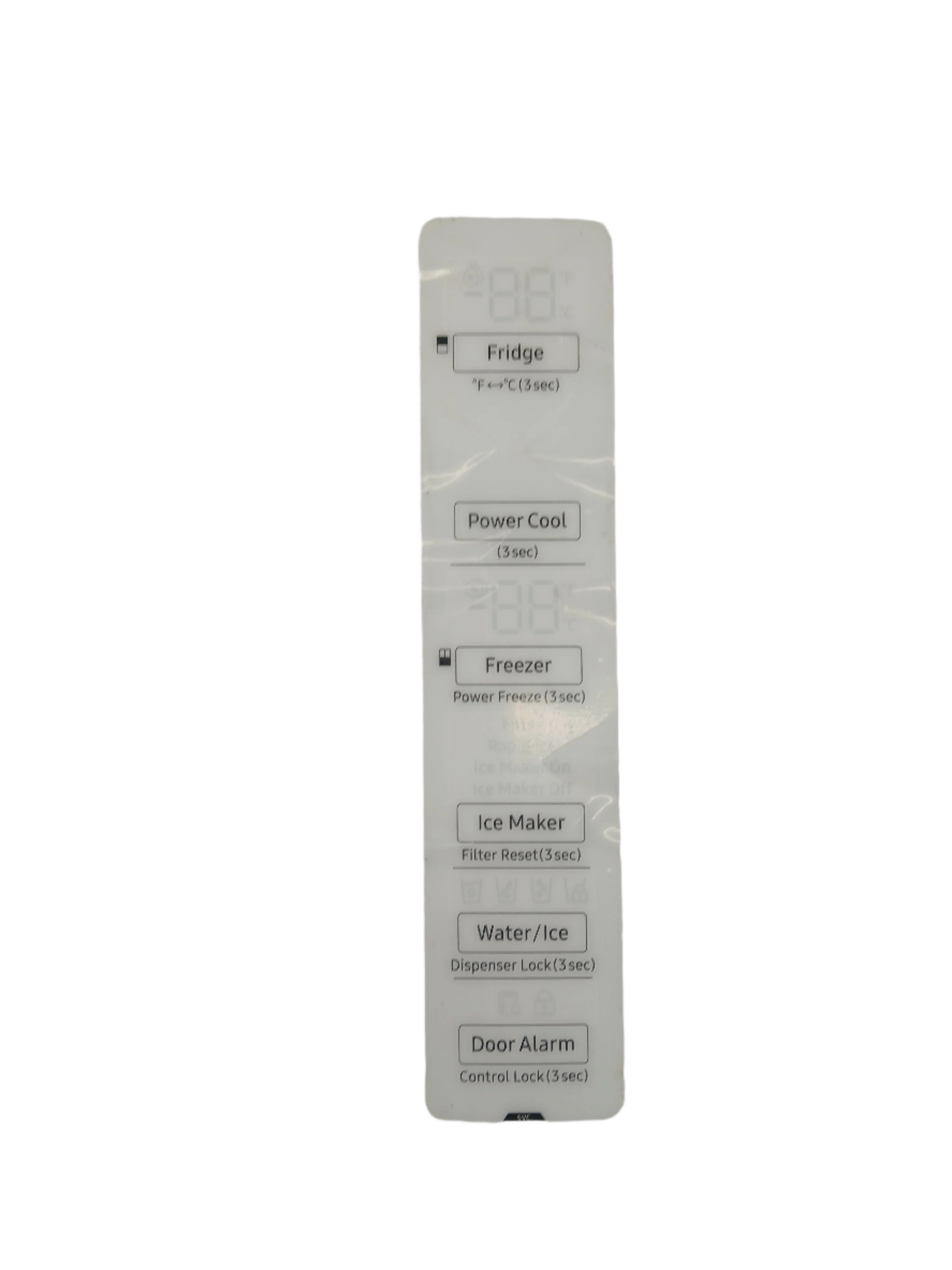 DA92-01261A Refrigerator Control Display Board