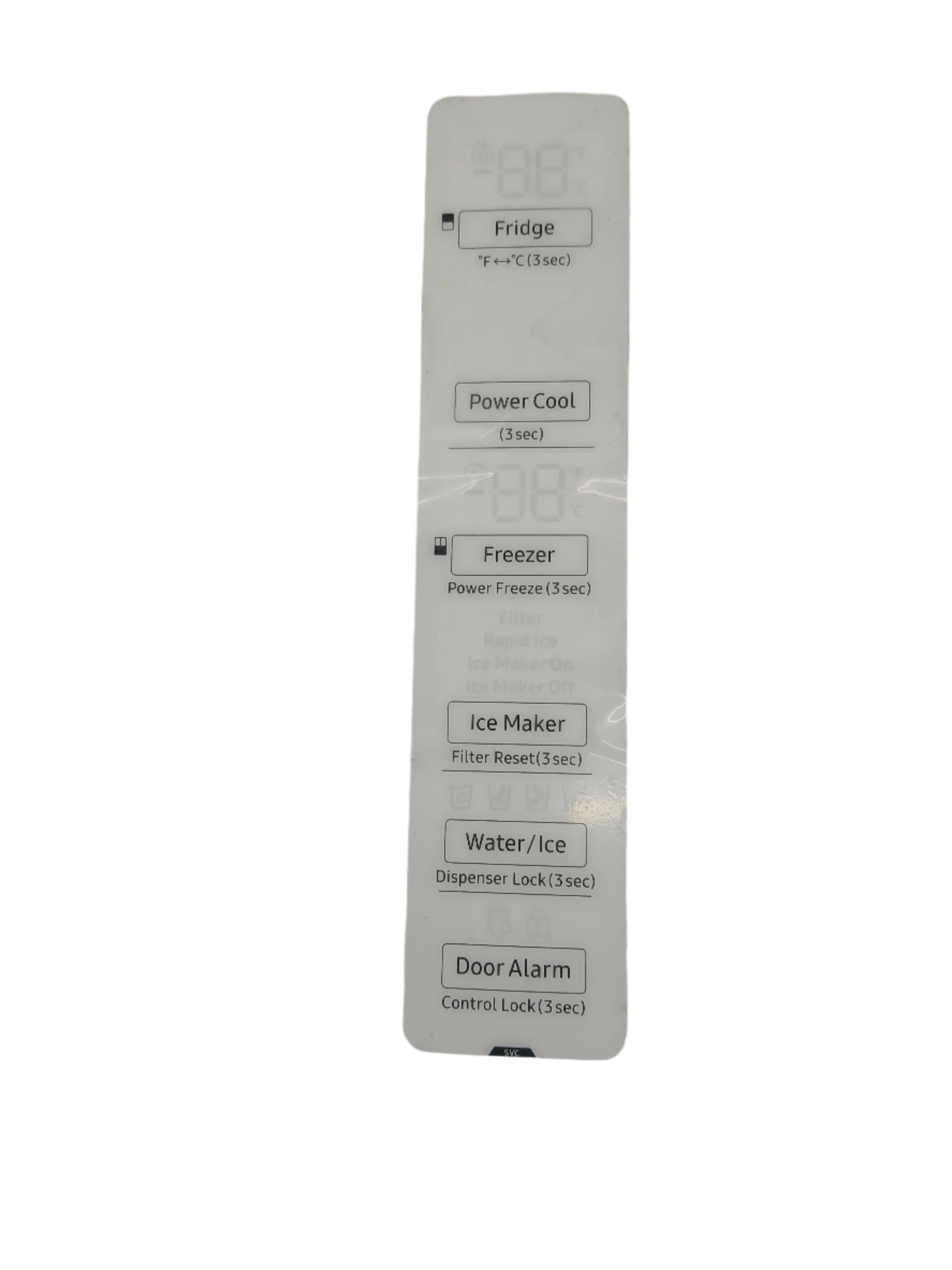 DA92-01261A Refrigerator Control Display Board - Image 4