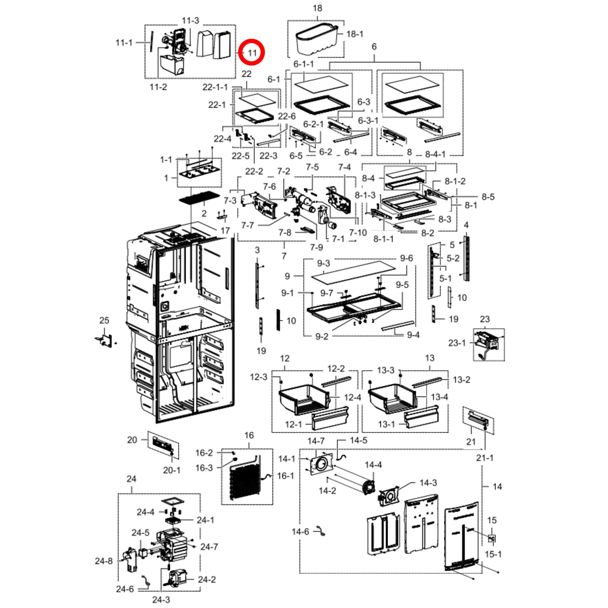 Samsung Refrigerator Ice Maker Tray Assembly DA97-14504C (Replaces DA97-14504A) - Image 5