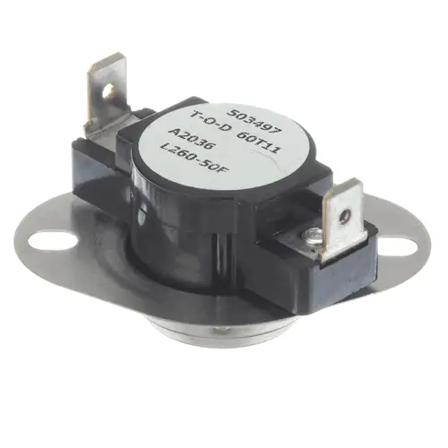 DC47-00018A Dryer Thermostat (High-Limit Thermostat, Safety Thermostat, Cut-Off Thermostat)