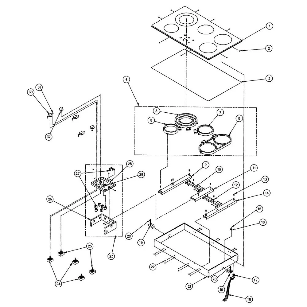 DE81-04132A Range Bridge Element Service Kit - Image 5