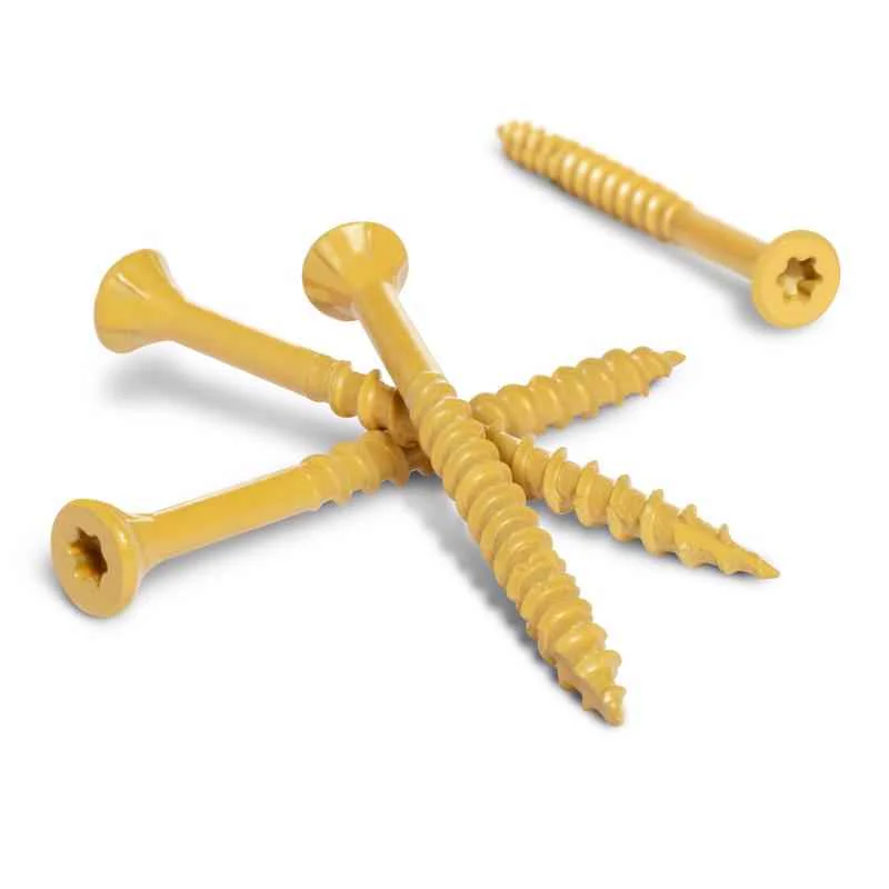 Deck Plus No. 10  x 2-1/2 in. L Star Flat Head Exterior Deck Screws 1 lb. - Image 3