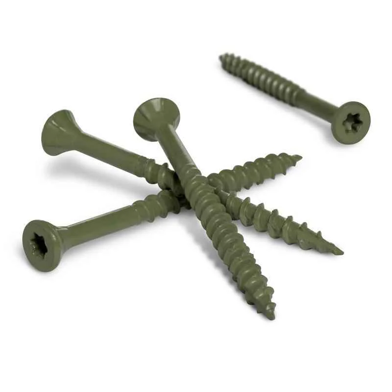 Deck Plus No. 8  x 2 in. L Star Flat Head Exterior Deck Screws 1 lb. - Image 2
