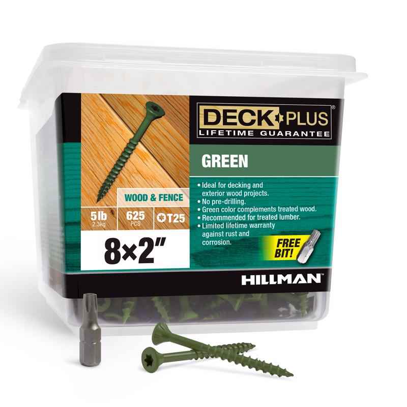 Deck Plus No. 8  x 2 in. L Star Flat Head Exterior Deck Screws 5 lb. - Image 4