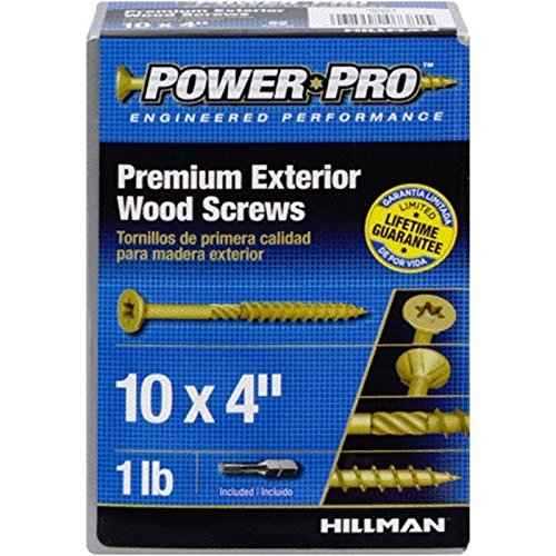 HILLMAN Power Pro No. 10 in. X 4 in. L Bronze Star Flat Head Premium Deck Screws 1 lb 49 pk - Image 3
