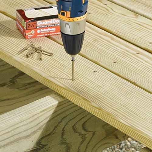 FastenMaster GuardDog No. 10 X 2-1/2 in. L Gold Phillips/Square Bugle Head Deck Screws 350 pk - Image 3