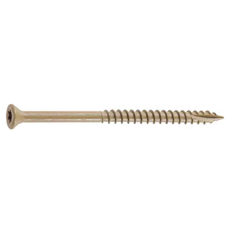 FastenMaster GuardDog No. 10 X 3 in. L Gold Phillips/Square Bugle Head Deck Screws 350 pk - Image 2