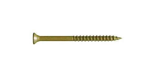 FastenMaster GuardDog No. 10 X 3 in. L Gold Phillips/Square Bugle Head Deck Screws 75 pk - Image 3
