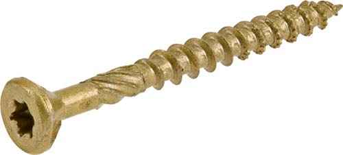 Hillman Power Pro No. 8 X 1-3/4 in. L Star Bronze Ceramic Wood Screws 1 lb 175 pk - Image 3