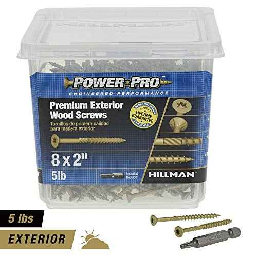 Hillman Power Pro No. 8 X 2 in. L Star Flat Head Premium Deck Screws 5 lb 767 pk - Image 3