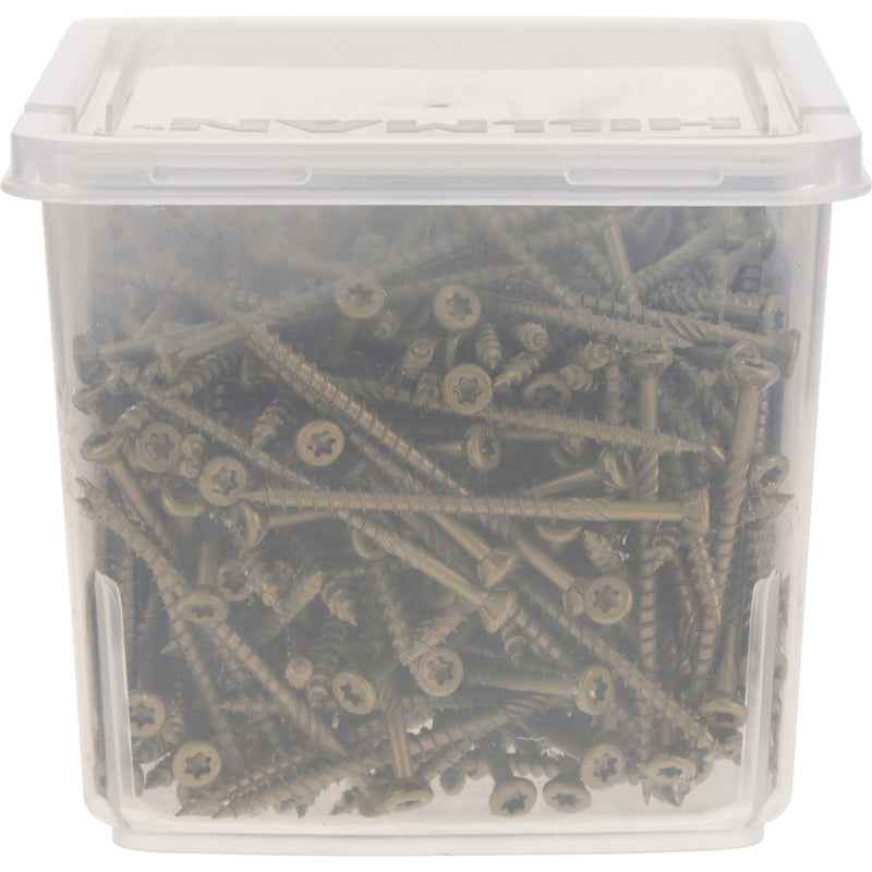 HILLMAN Power Pro No. 9 in. X 3 in. L Bronze Star Flat Head Premium Deck Screws 5 lb 373 pk - Image 6