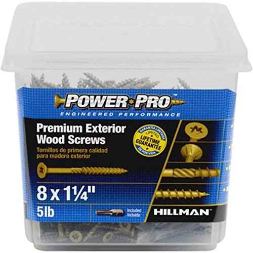 Hillman Power Pro No. 8 X 1-1/4 in. L Star Flat Head Premium Deck Screws 5 lb 1265 pk - Image 3