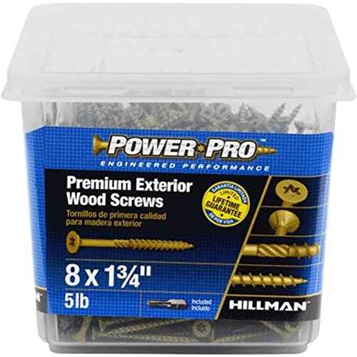 Hillman Power Pro No. 8 X 1-3/4 in. L Star Flat Head Premium Deck Screws 5 lb 877 pk - Image 2