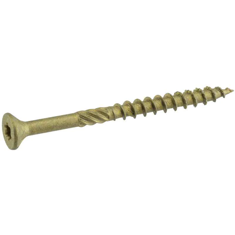 HILLMAN Power Pro No. 9 in. X 3 in. L Bronze Star Flat Head Premium Deck Screws 1 lb 74 pk - Image 2