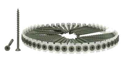 Senco DuraSpin No. 8 Sizes X 2-1/2 in. L Square Square Head Deck Screws 800 pk - Image 2