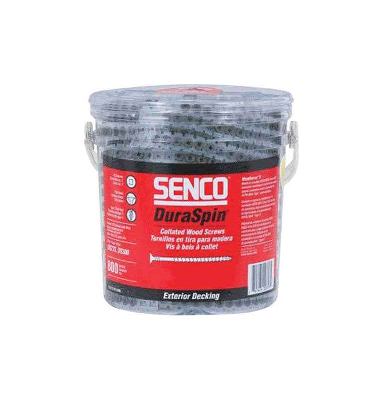 Senco DuraSpin No. 8 Sizes X 2-1/2 in. L Square Square Head Deck Screws 800 pk - Image 3