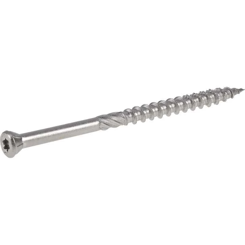 HILLMAN Power Pro No. 8 in. X 2-1/2 in. L Stainless Steel Star Trim Head Premium Deck Screws 5 lb 58