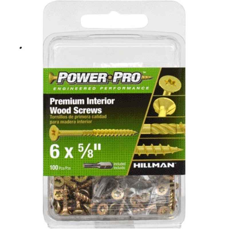 HILLMAN Power Pro No. 8 in. X 2-1/2 in. L Stainless Steel Star Trim Head Premium Deck Screws 5 lb 58 - Image 2