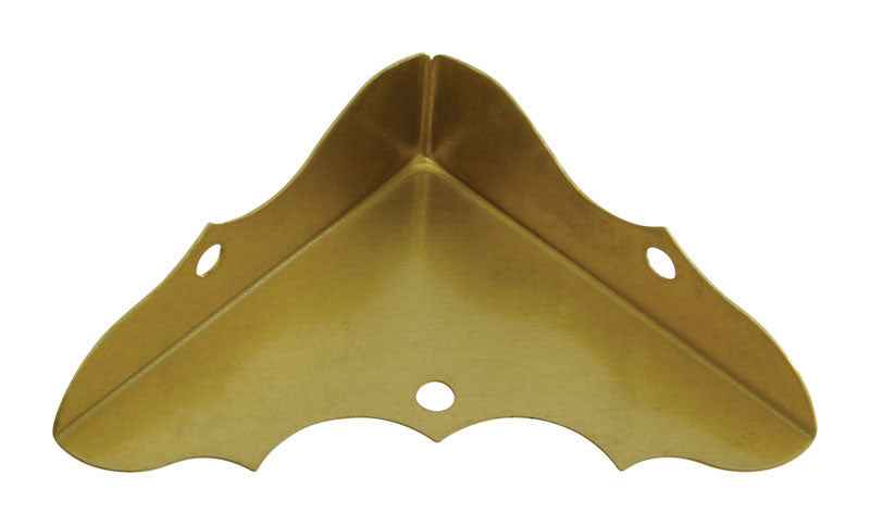 National Hardware 5/8 in. H X 1-3/4 in. W X 0.02 in. D Brass-Plated Solid Brass Inside Decorative Co - Image 3