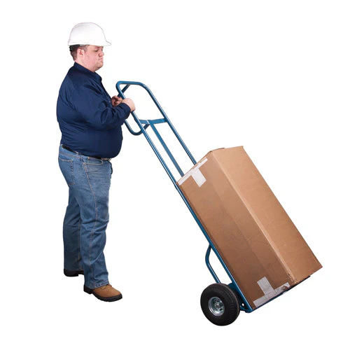 Deluxe Hi-Boy Hand Truck, P-Handle Handle, Steel, 72" Height, 700 lbs. Capacity - Image 2