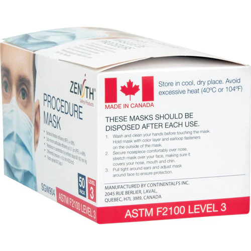 Disposable Procedure Face Masks, ASTM F2100 Level 3, Class 1 - Image 3