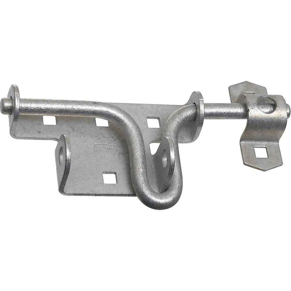 National Hardware 6.19 in. H Galvanized Steel Sliding Bolt Door/Gate Latch - Image 3