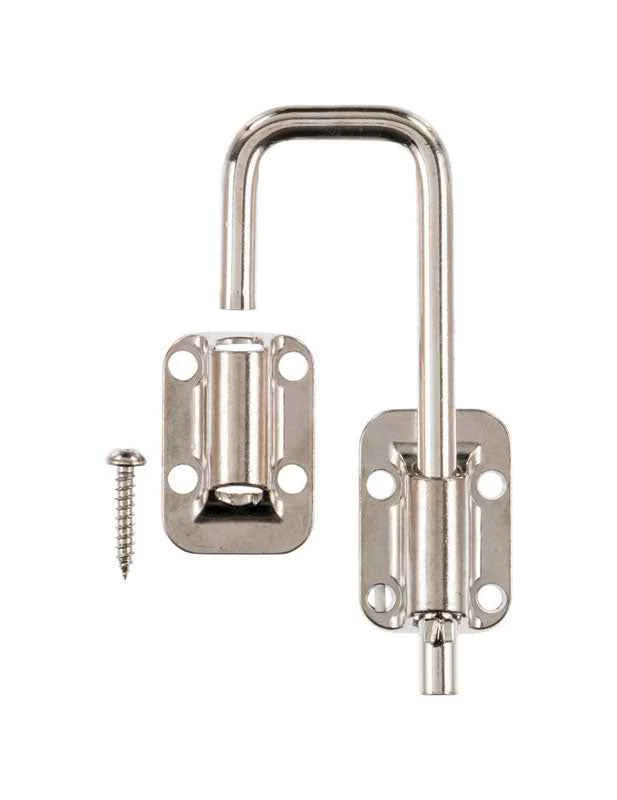National Hardware 5.62 in. H X 0.78 in. W X 5.83 in. L Zinc-Plated Steel Slide-Action Door/Gate Latc - Image 2