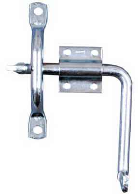 National Hardware 5.62 in. H X 0.78 in. W X 5.83 in. L Zinc-Plated Steel Slide-Action Door/Gate Latc - Image 4