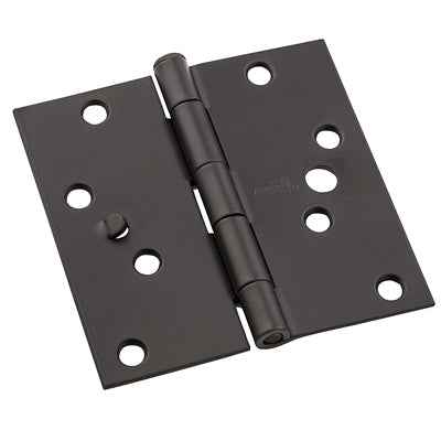 National Hardware 4 in. L Oil Rubbed Bronze Door Hinge 3 pk - Image 2