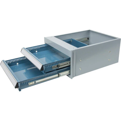 Double-Drawer Workbench, Steel, 18" W x 21" D x 9" H - Image 2