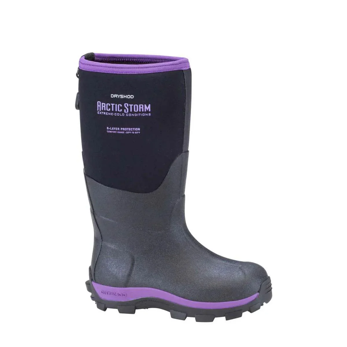 Dryshod Kid's Arctic Storm Black/Purple - Image 2