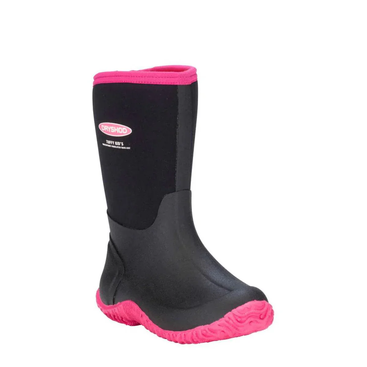 Dryshod Kid's Tuffy Black/Pink - Image 3
