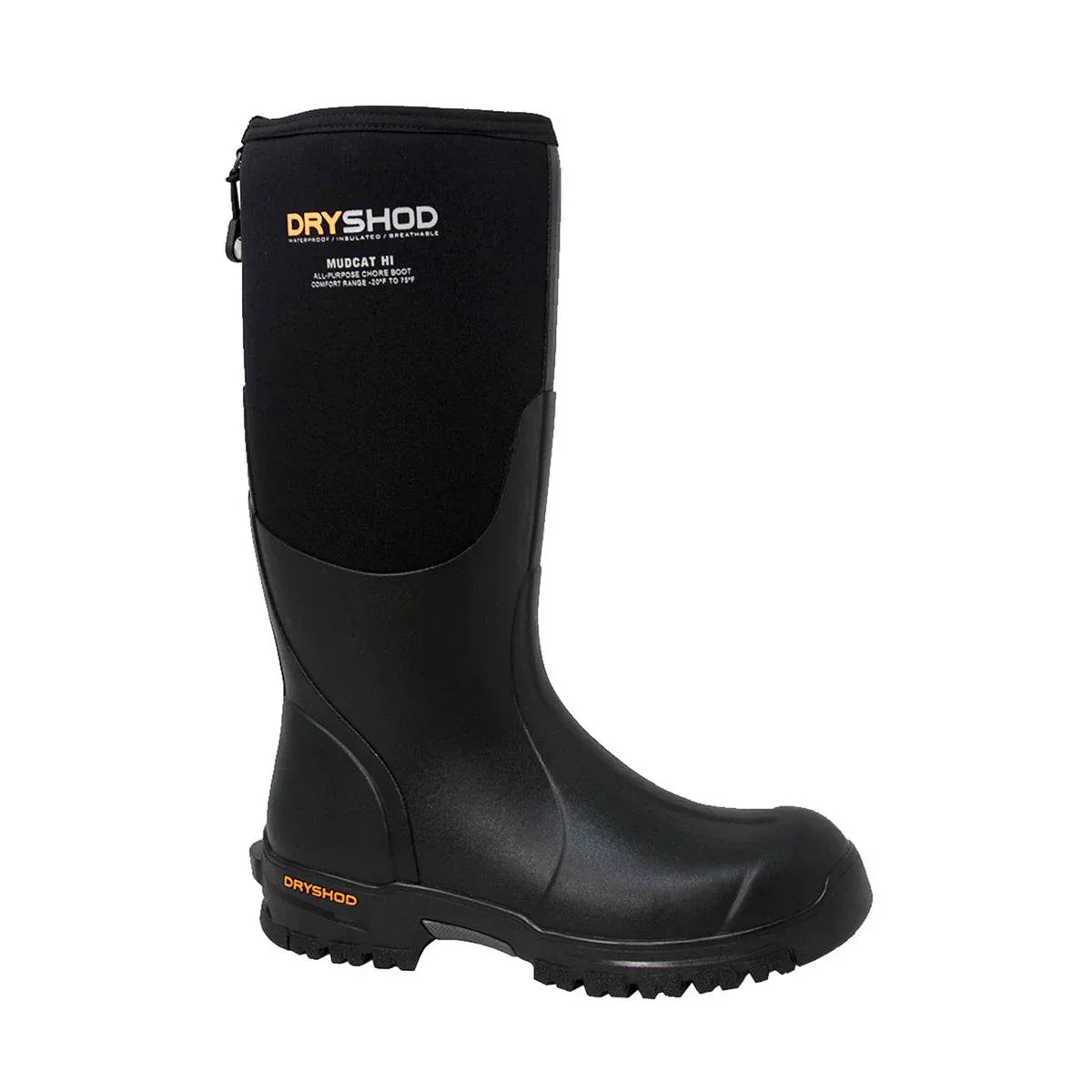 Dryshod Men's Mudcat High Black - Image 2