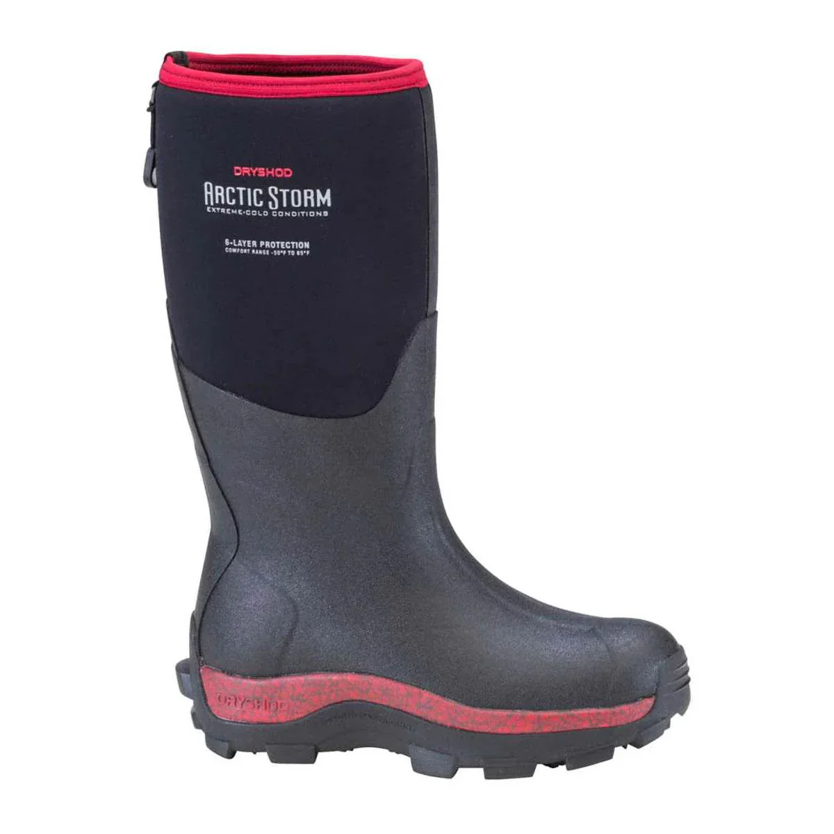 Dryshod Women's Arctic Storm High Black/Cranberry - Image 2
