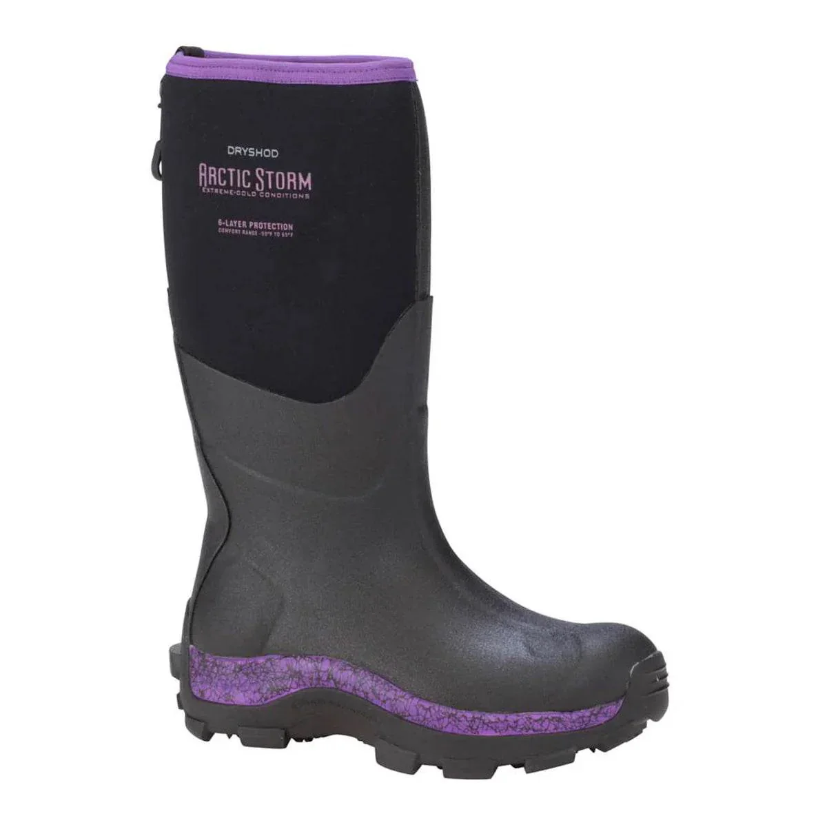Dryshod Women's Arctic Storm High Black/Purple - Image 2