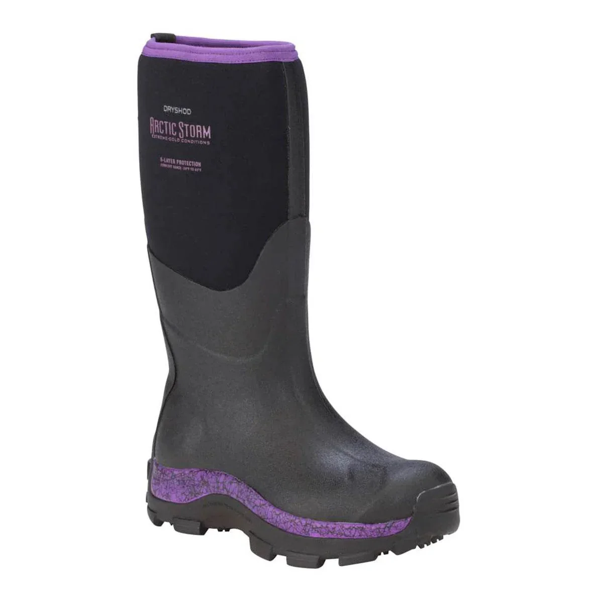 Dryshod Women's Arctic Storm High Black/Purple - Image 3