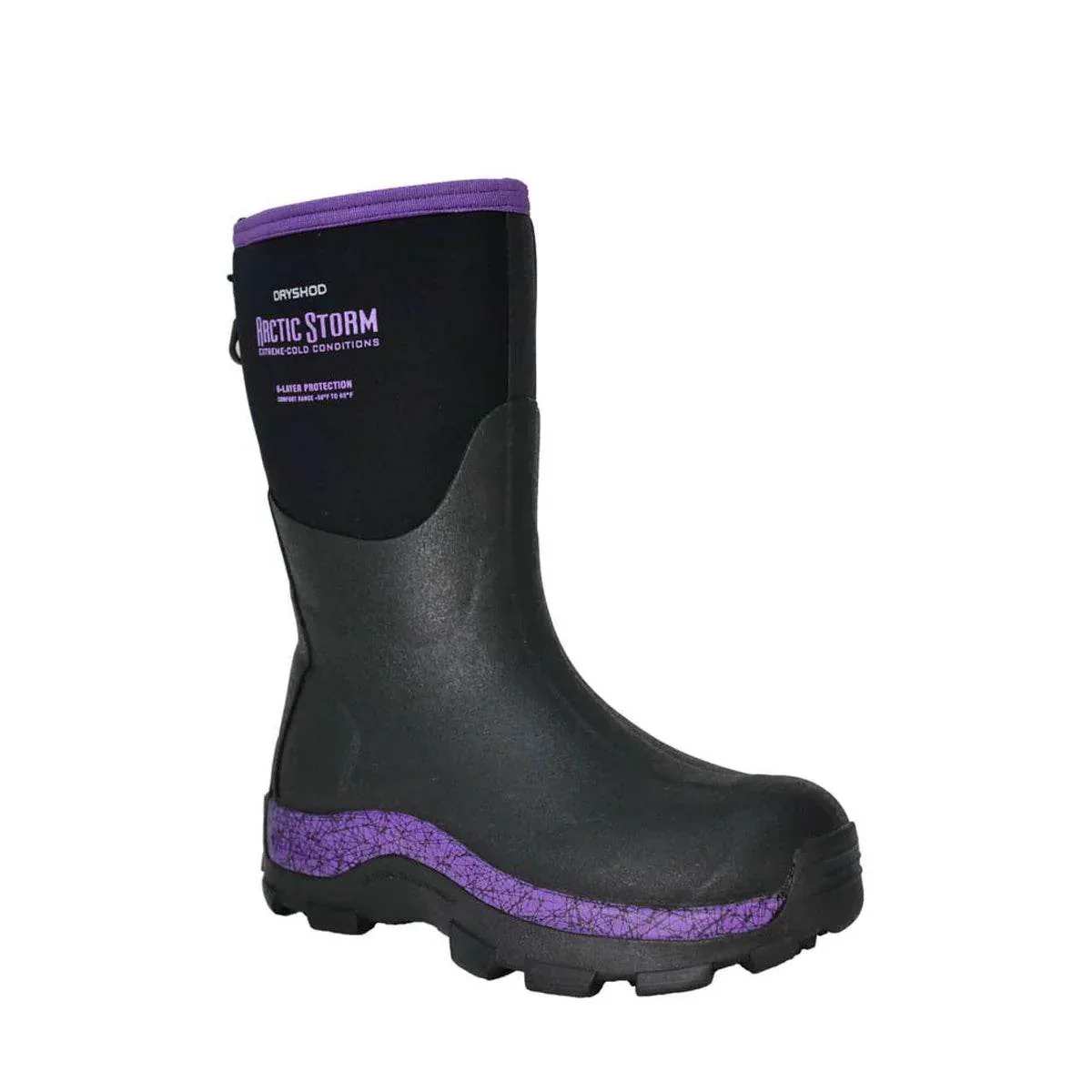 Dryshod Women's Arctic Storm Mid Black/Purple - Image 3