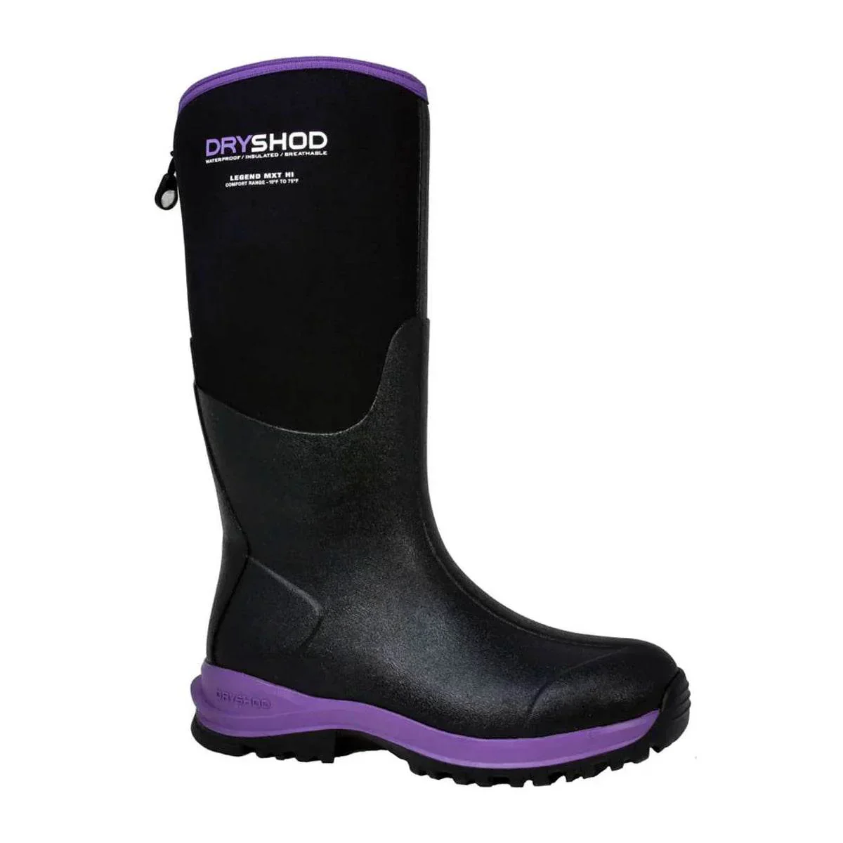 Dryshod Women's Legend MXT High Black/Purple - Image 2