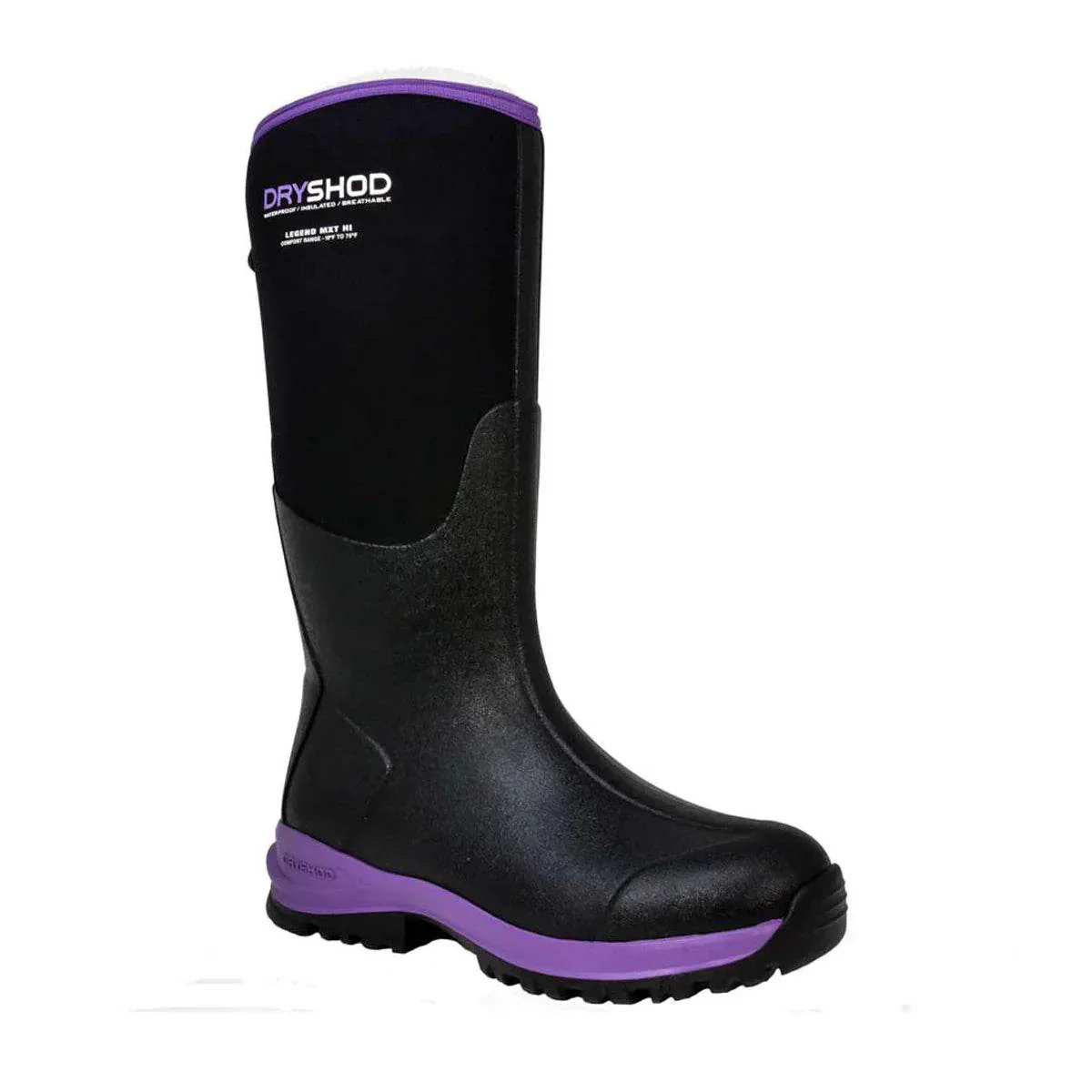 Dryshod Women's Legend MXT High Black/Purple - Image 3